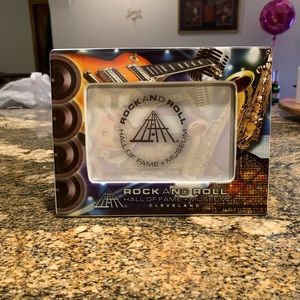 Official Rock and Roll Hall of Fame picture frame.